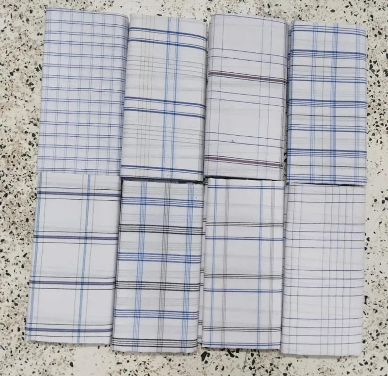 Classic white checks